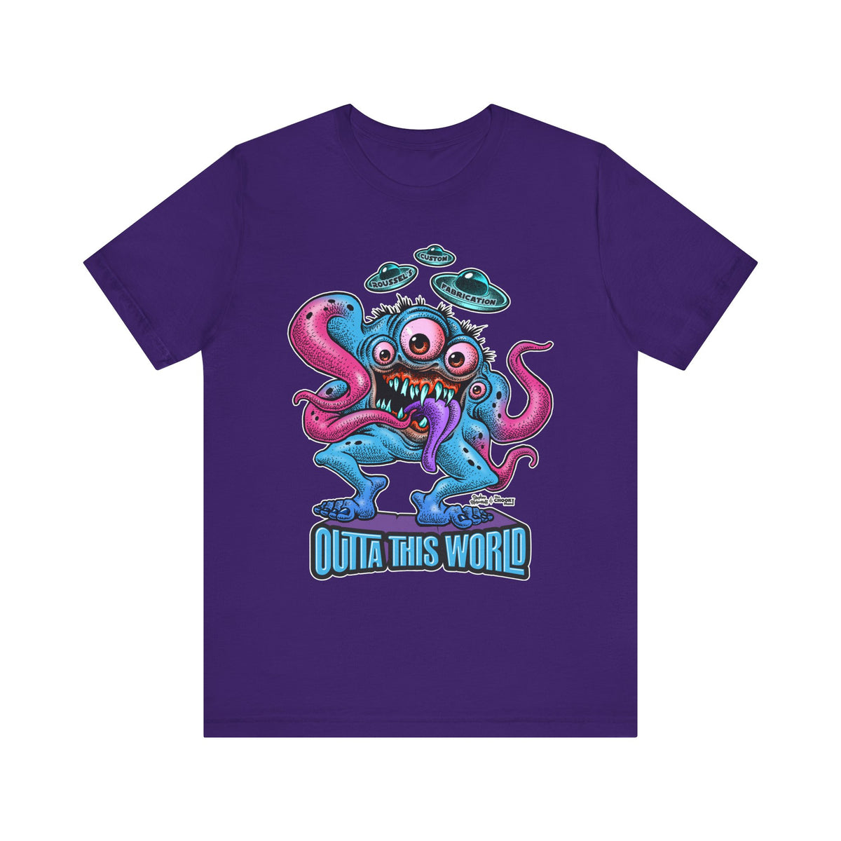 Monster Tee with Our Newest Monster Lan Roussel Bella Canvas Tee Modern Fitted T-Shirt