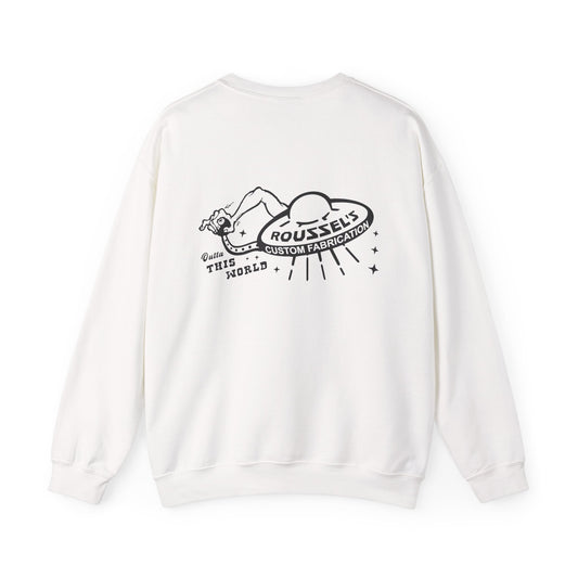 Cosmic Adventure Sweatshirt - Unisex Heavy Blend Crewneck, Perfect for Space Lovers, Gift for Astronomers, Casual Wear, Unique Design