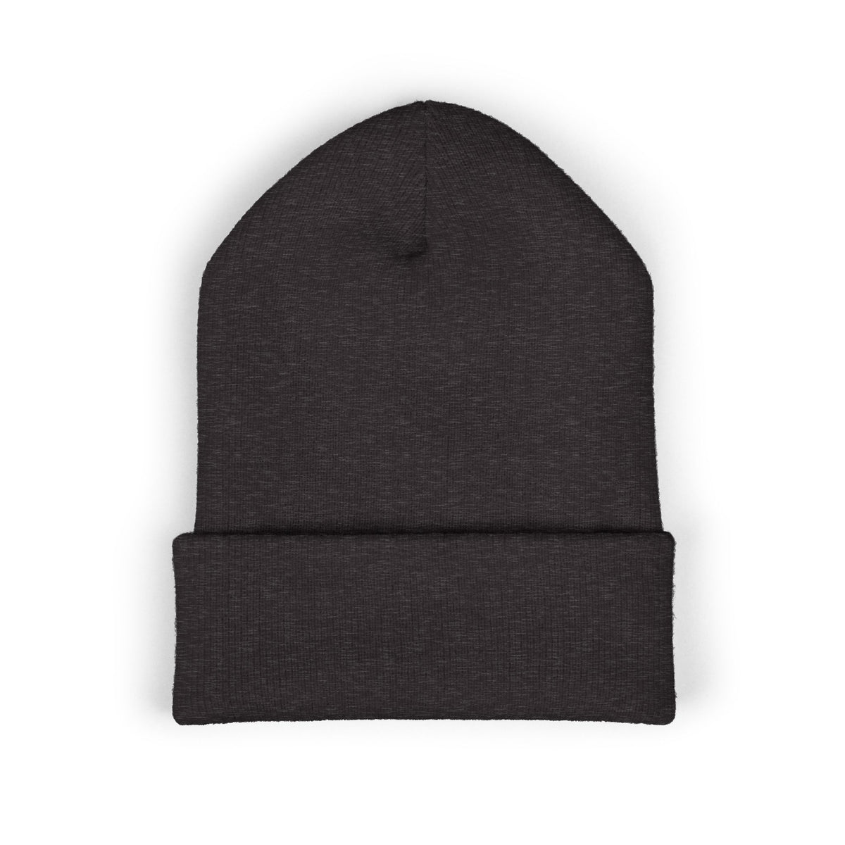 Cozy Winter Embroidered Beanie — Classic Cuffed Knit Hat Featuring Roussel's Outta This World UFO Design