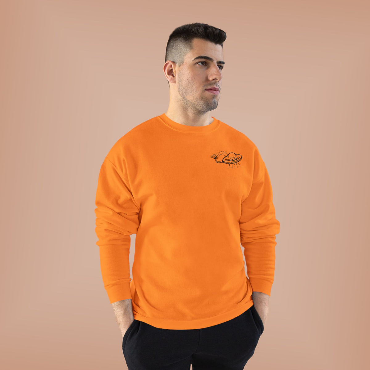 Roussel's Outta This World UFO Crewneck Sweatshirt — Retro Roomy Women's Fit