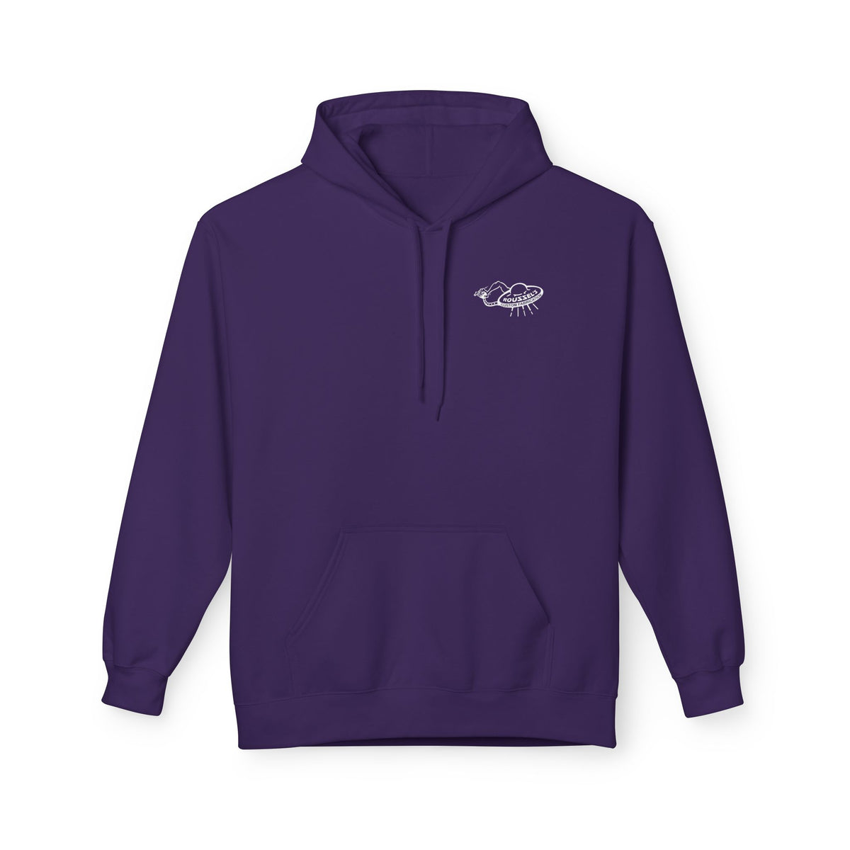 Fleece Hoodie - Lan Roussel Monster Design for Cozy Winter Days