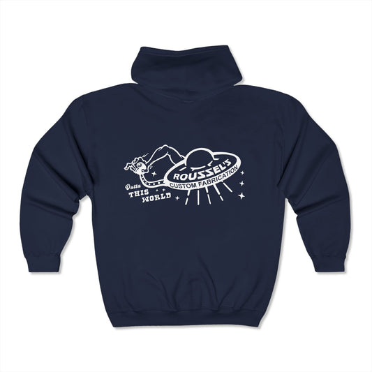 Outta This World Unisex Heavy Blend™ Full Zip Hooded Sweatshirt