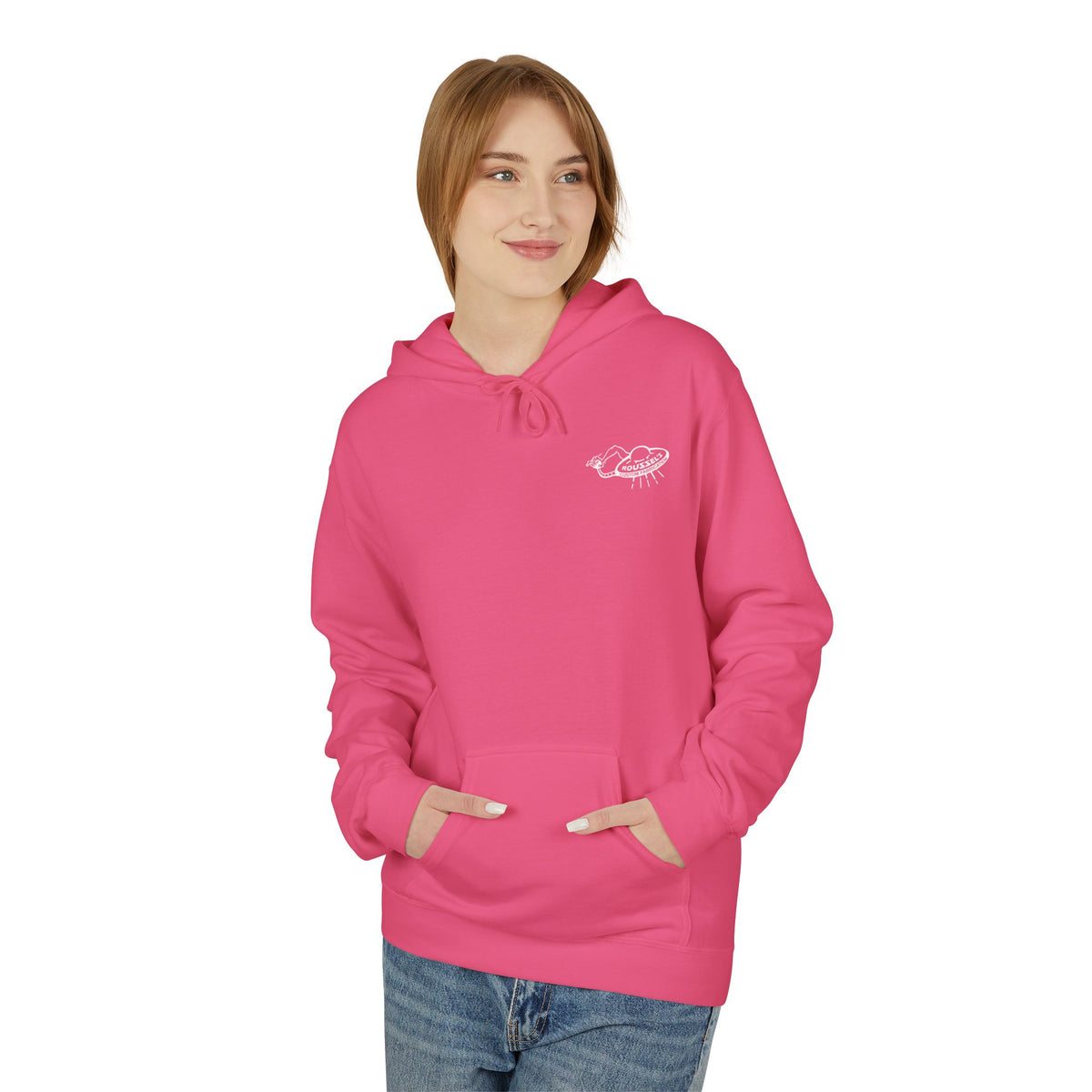 Fleece Hoodie - Lan Roussel Monster Design for Cozy Winter Days
