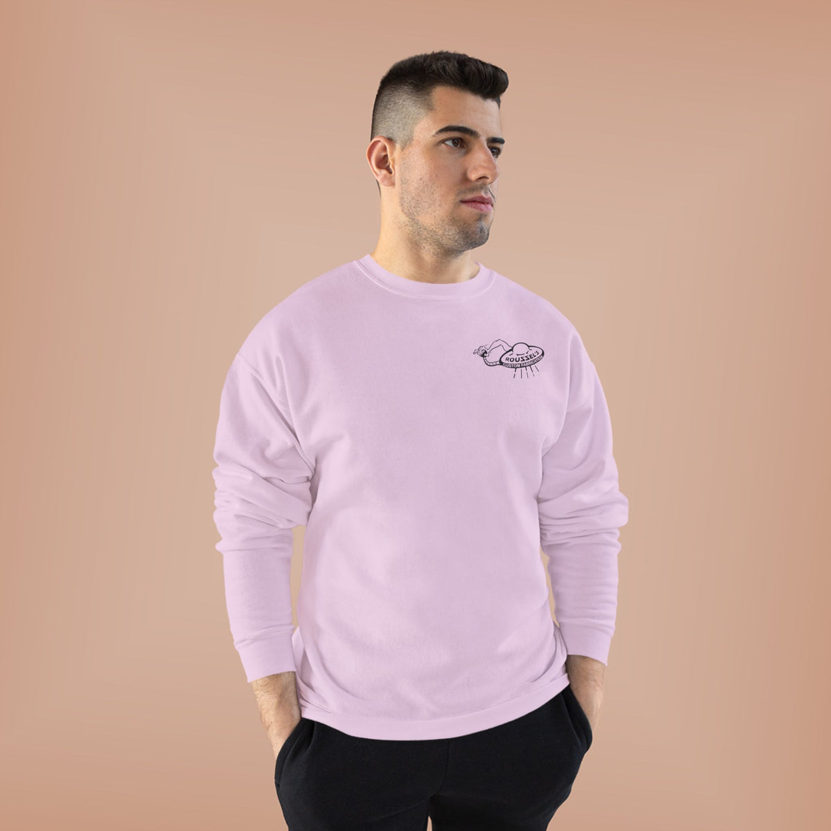 Roussel's Outta This World UFO Crewneck Sweatshirt — Retro Roomy Women's Fit