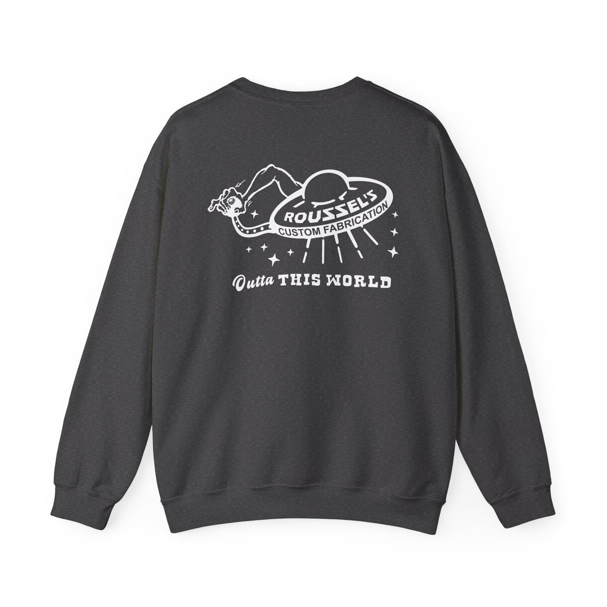 "Outta This World" UFO Logo Sweatshirt Crew Neck