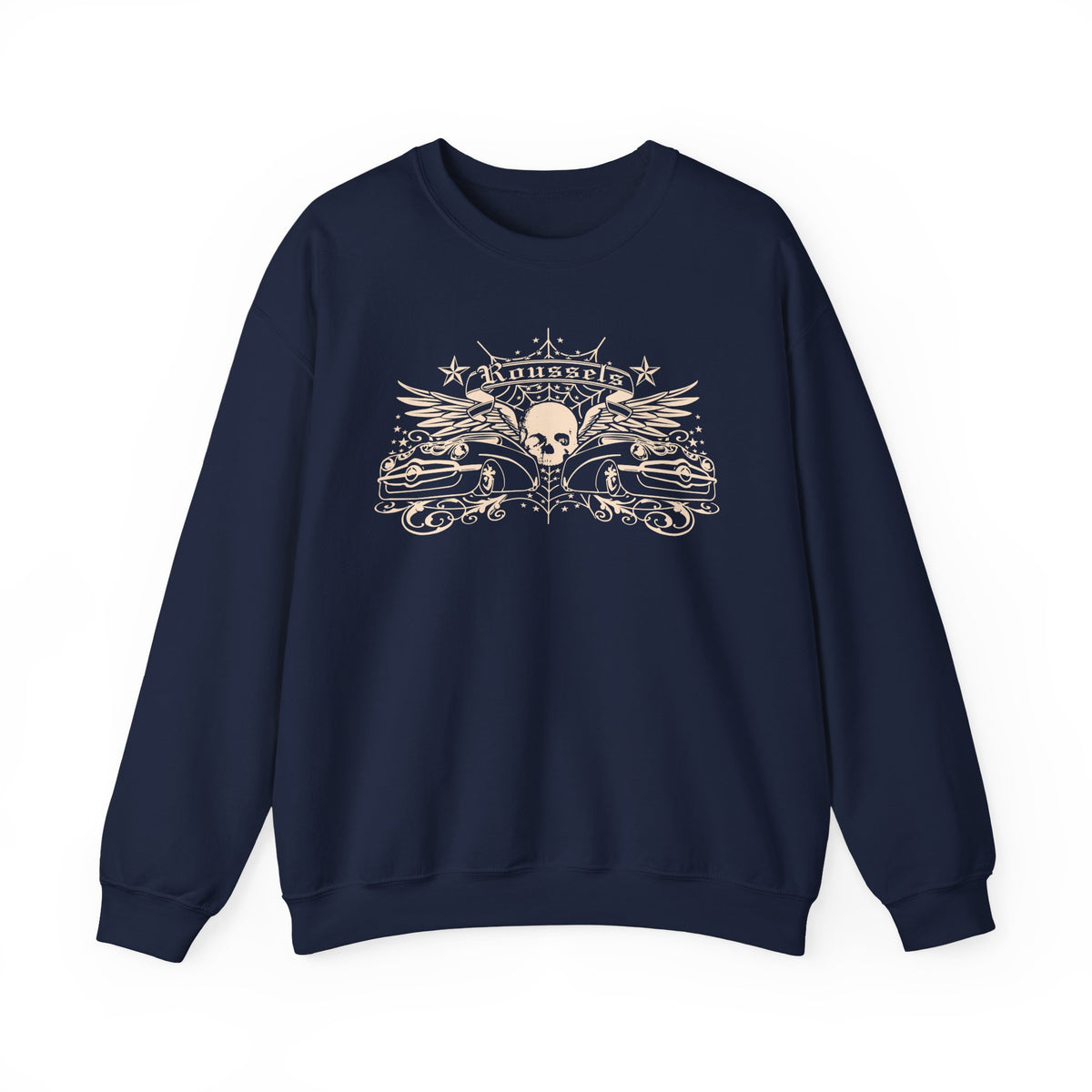Vintage Roussel's Skull Unisex Sweatshirt: Ian's Original Logo