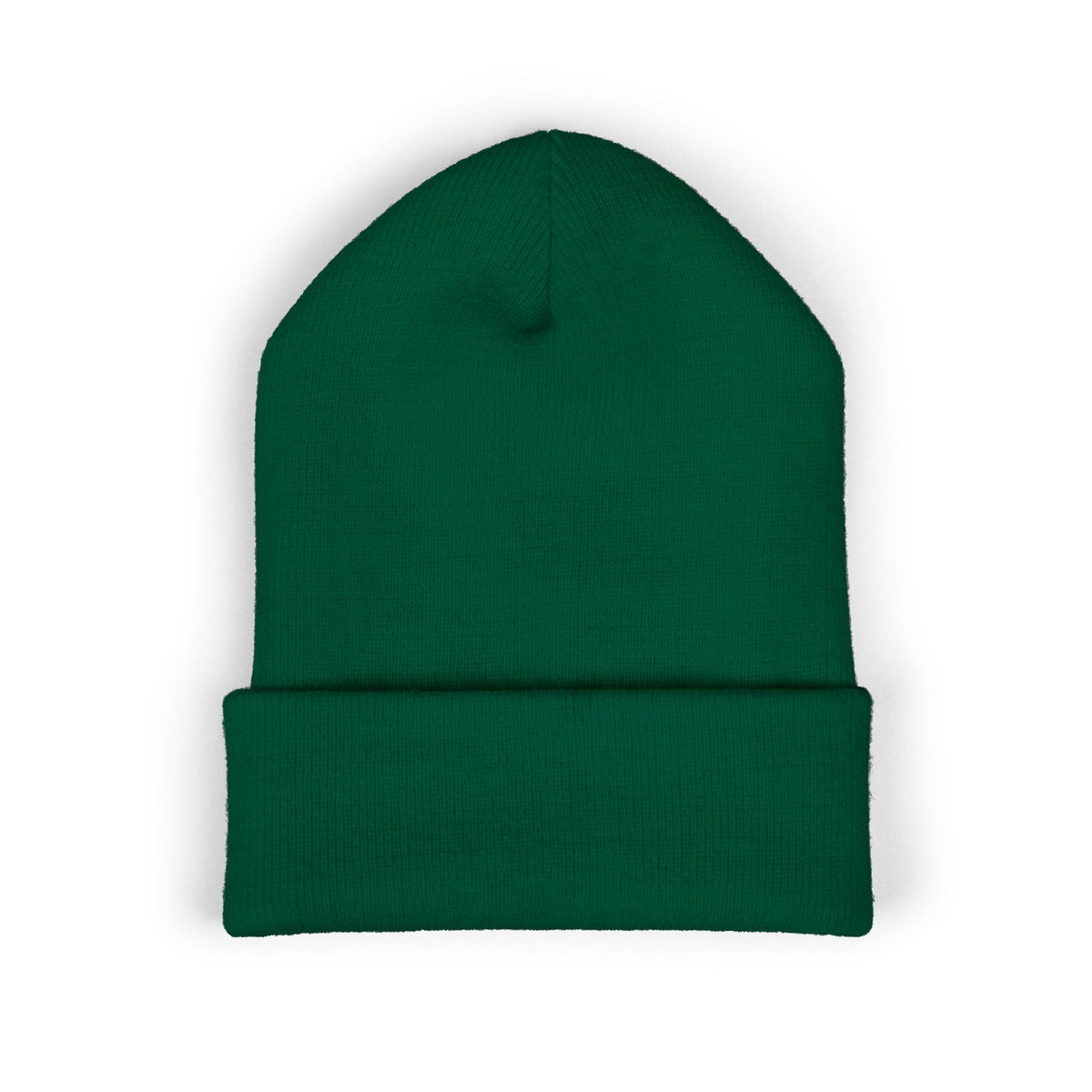 Cozy Winter Embroidered Beanie — Classic Cuffed Knit Hat Featuring Roussel's Outta This World UFO Design