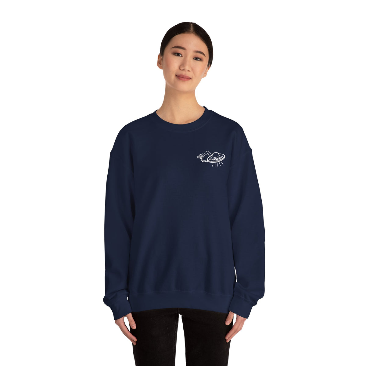 "Outta This World" UFO Logo Sweatshirt Crew Neck