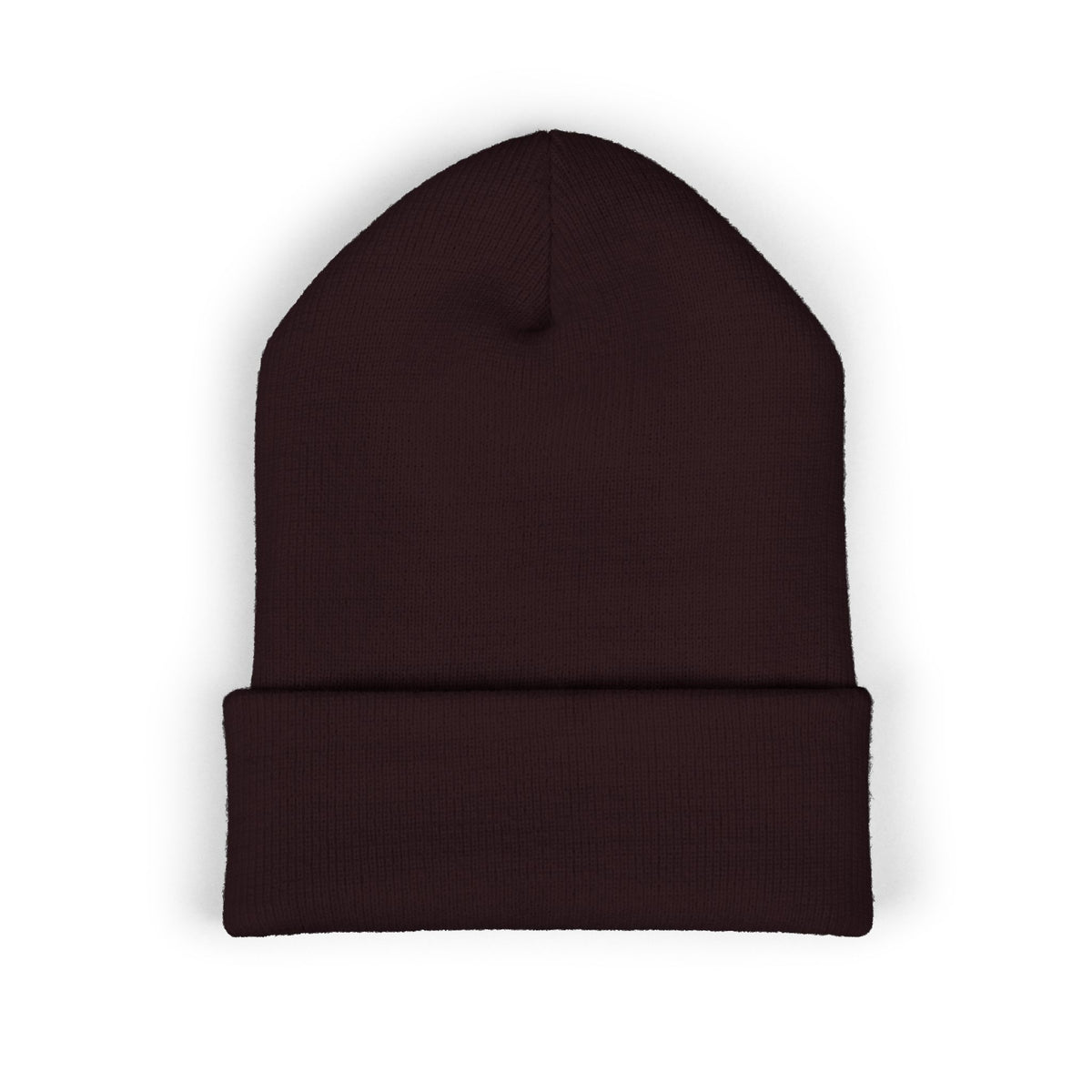 Cozy Winter Embroidered Beanie — Classic Cuffed Knit Hat Featuring Roussel's Outta This World UFO Design