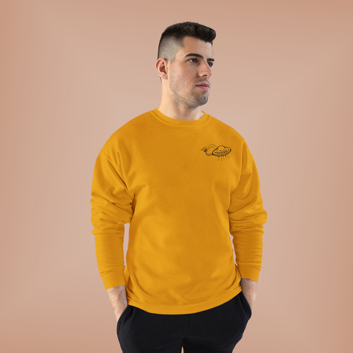 Roussel's Outta This World UFO Crewneck Sweatshirt — Retro Roomy Women's Fit