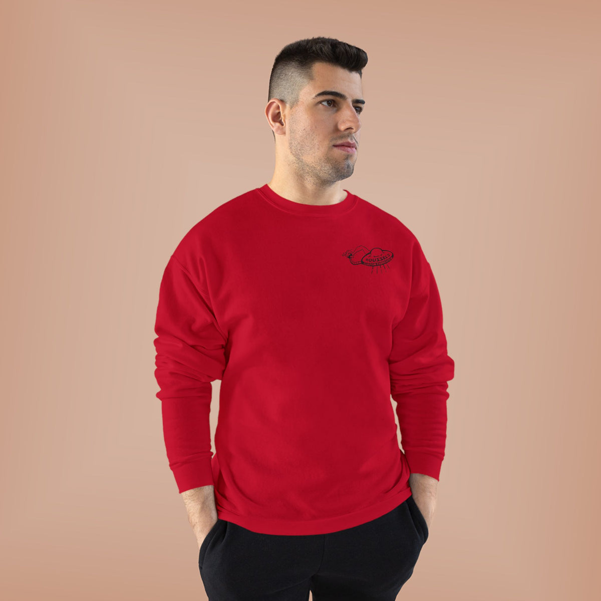 Roussel's Outta This World UFO Crewneck Sweatshirt — Retro Roomy Women's Fit