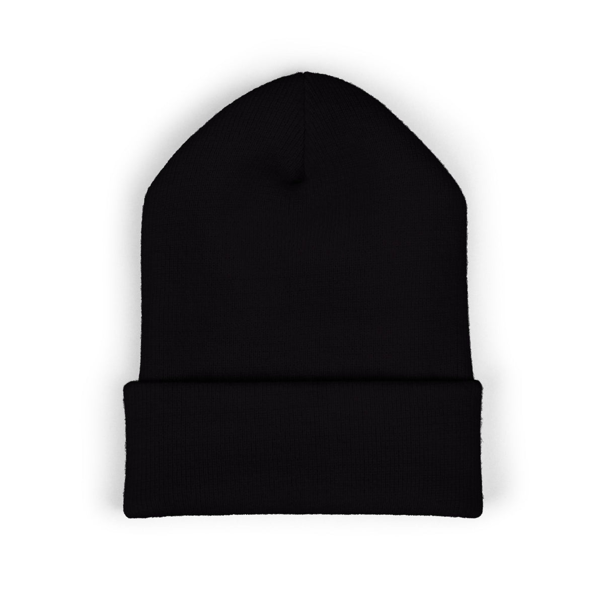 Cozy Winter Embroidered Beanie — Classic Cuffed Knit Hat Featuring Roussel's Outta This World UFO Design