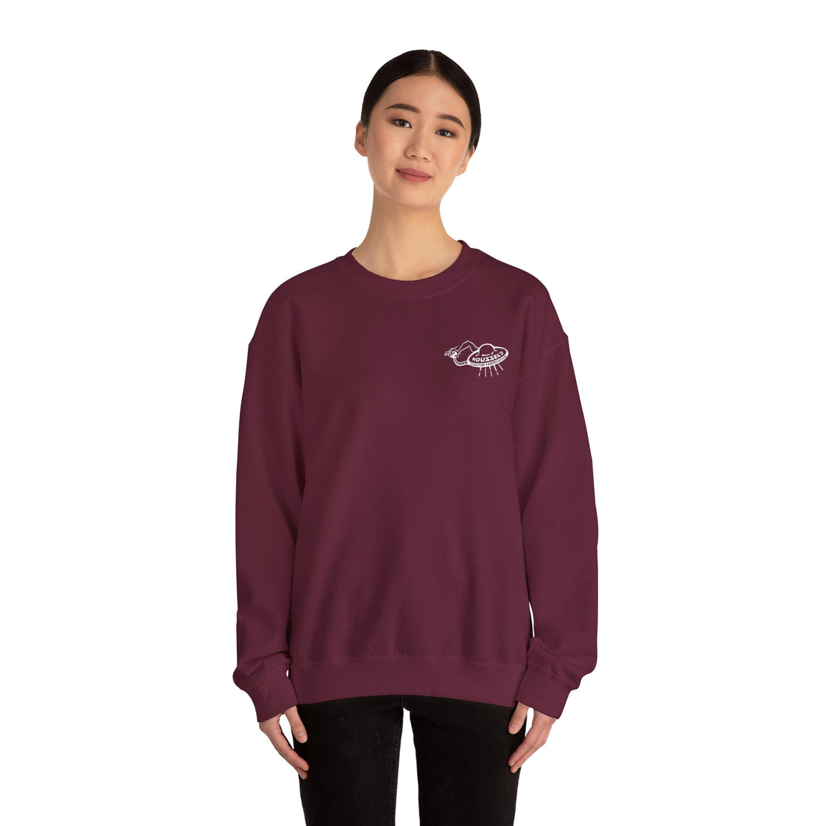 "Outta This World" UFO Logo Sweatshirt Crew Neck