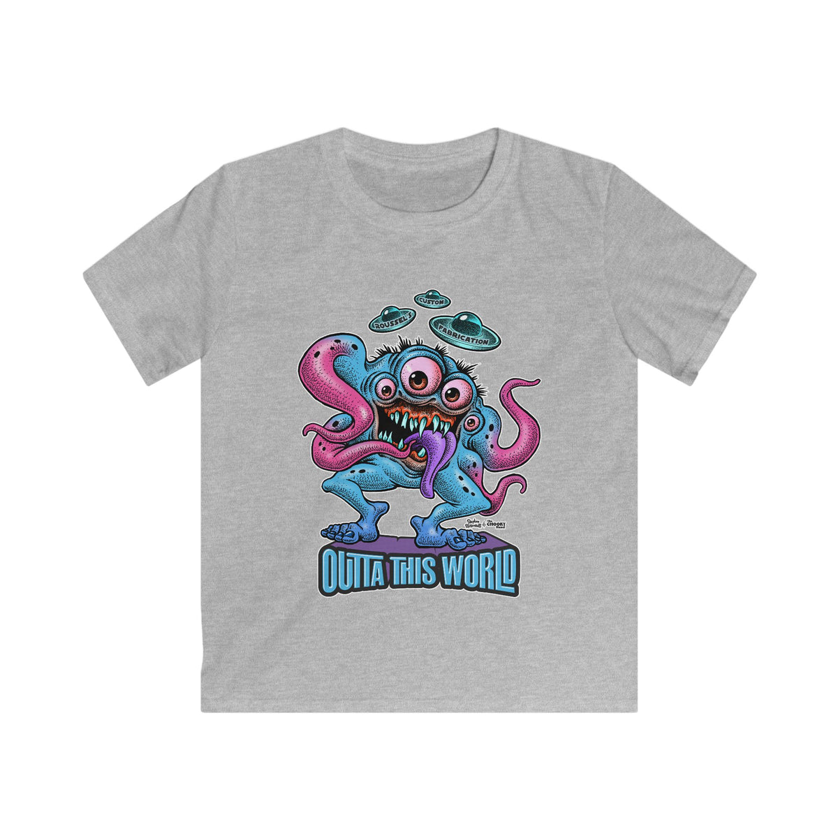 Kids Alien Tee - Monster Lan Roussel Design