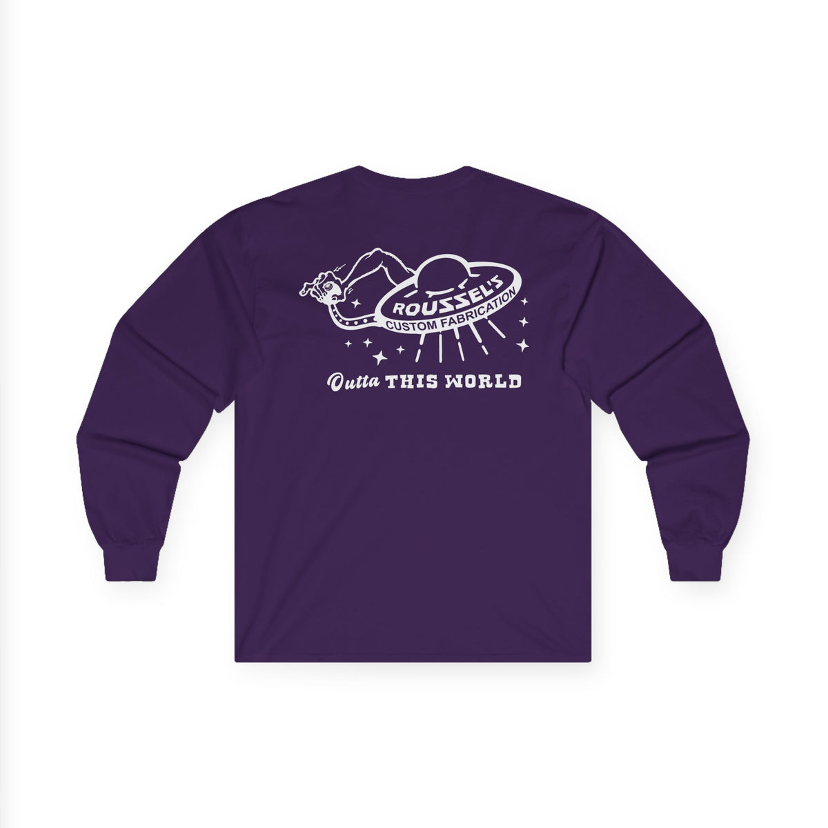 Hotrod UFO Long Sleeve Tee — Outta This World Shop Work Shirt