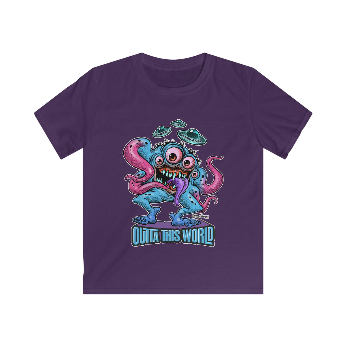 Kids Alien Tee - Monster Lan Roussel Design