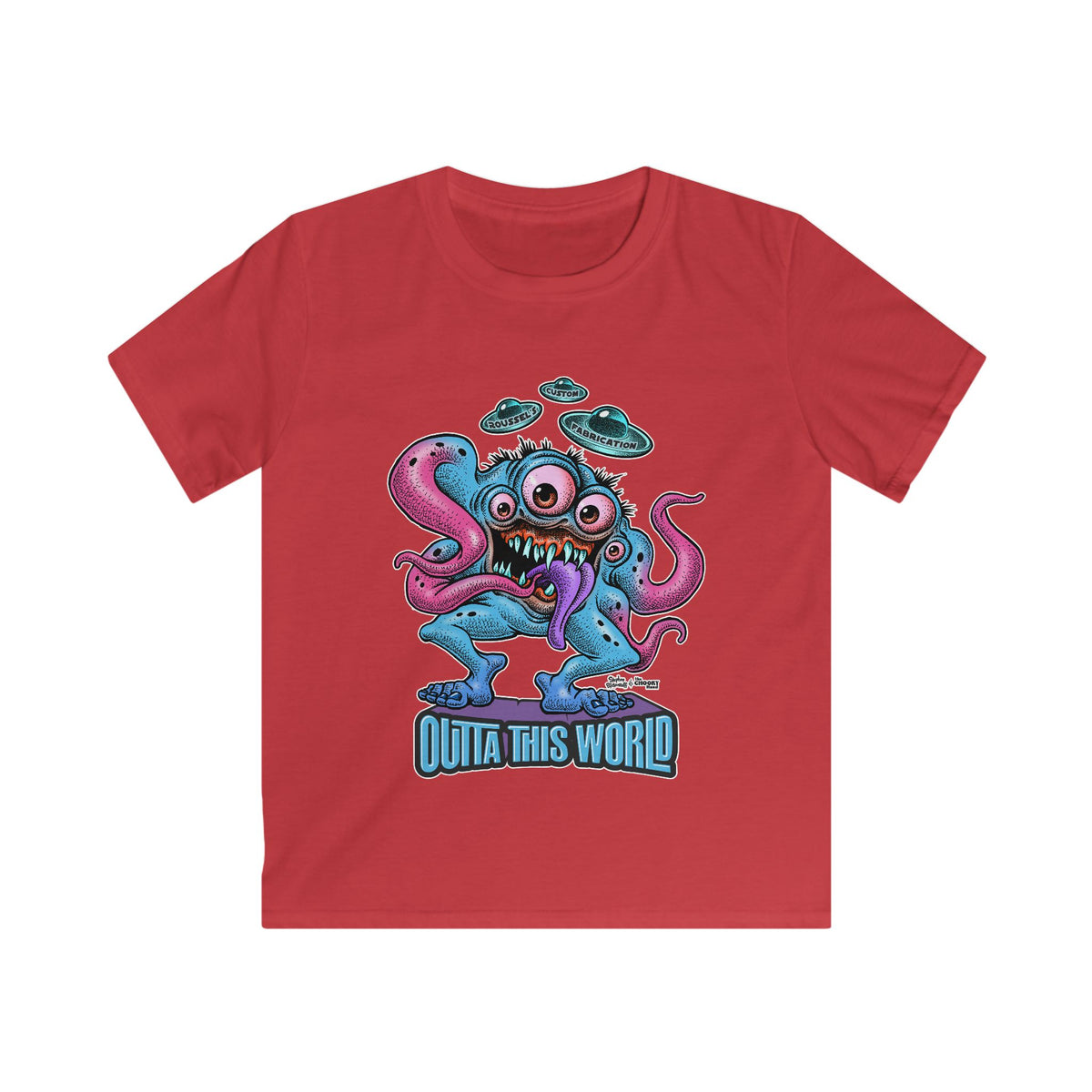 Kids Alien Tee - Monster Lan Roussel Design