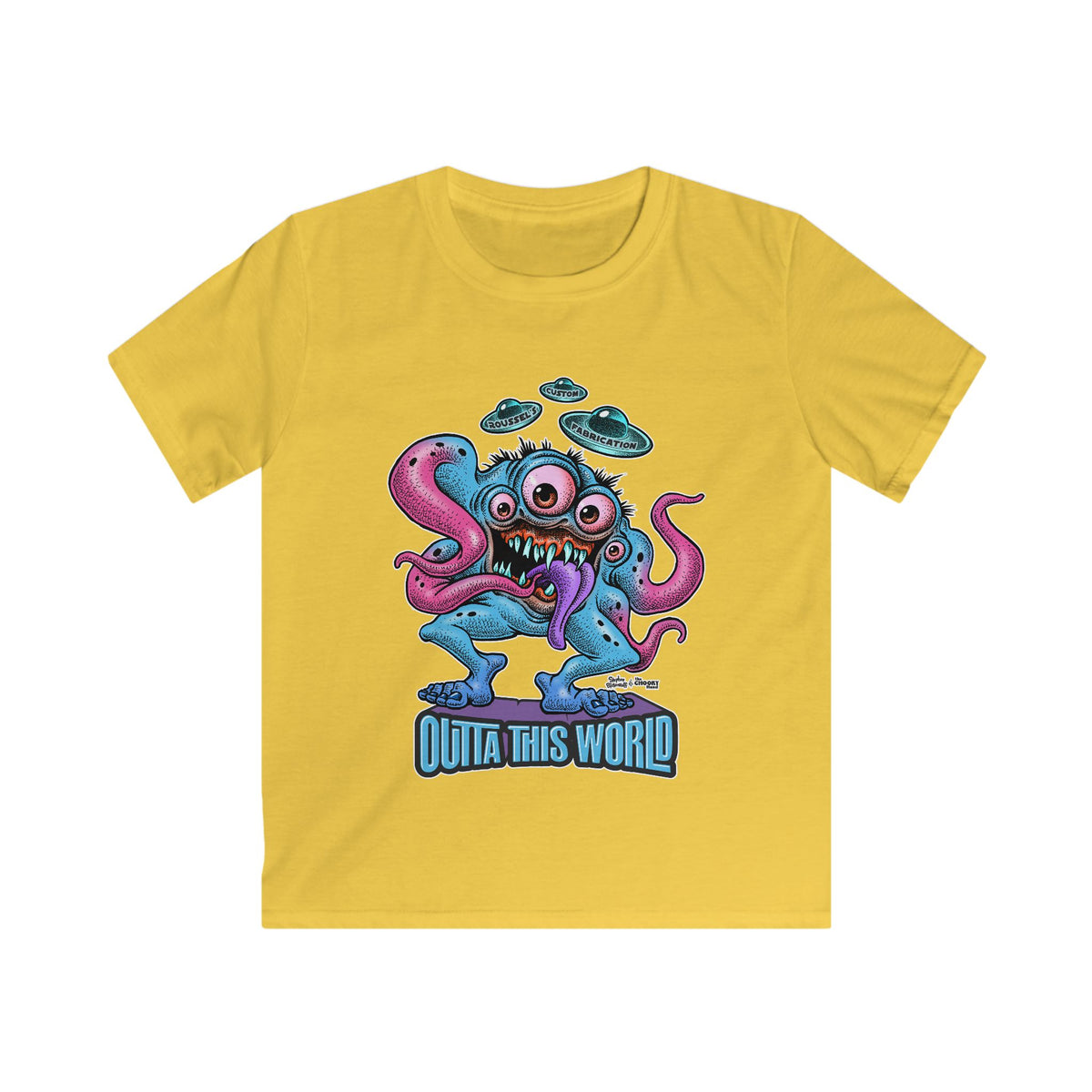Kids Alien Tee - Monster Lan Roussel Design