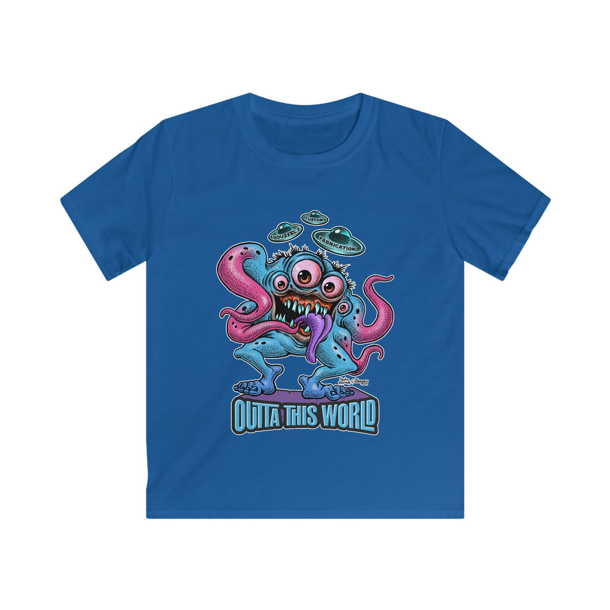 Kids Alien Tee - Monster Lan Roussel Design