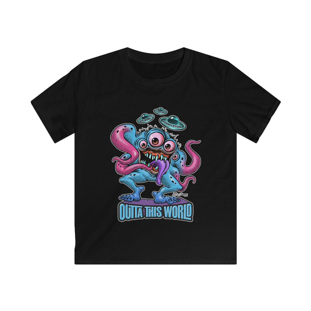 Kids Alien Tee - Monster Lan Roussel Design