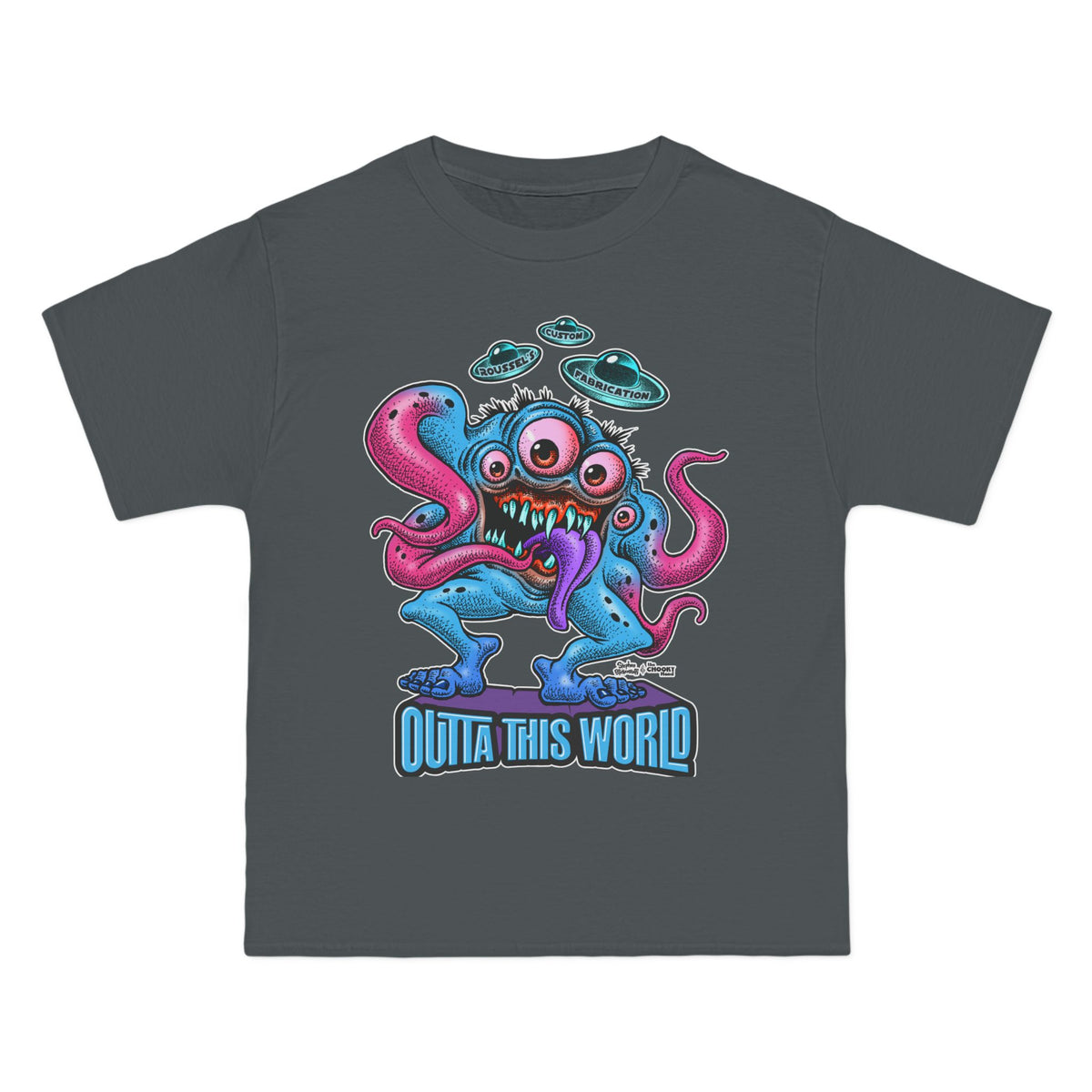 Outta This World Alien T-Shirt | Beefy-T® Short-Sleeve Tee