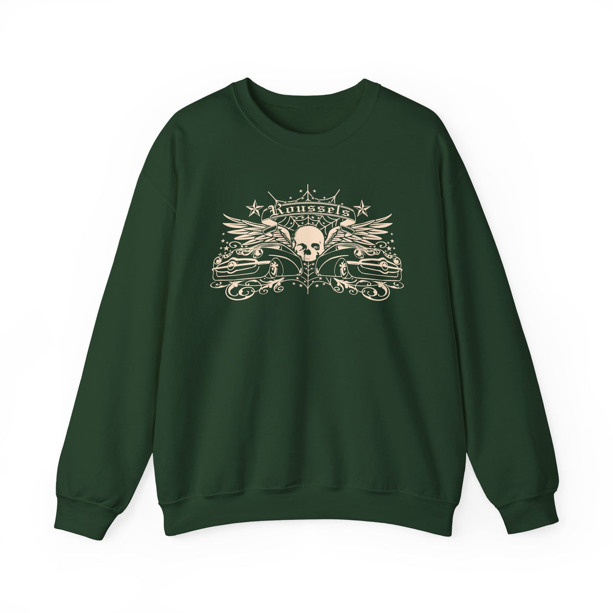 Vintage Roussel's Skull Unisex Sweatshirt: Ian's Original Logo