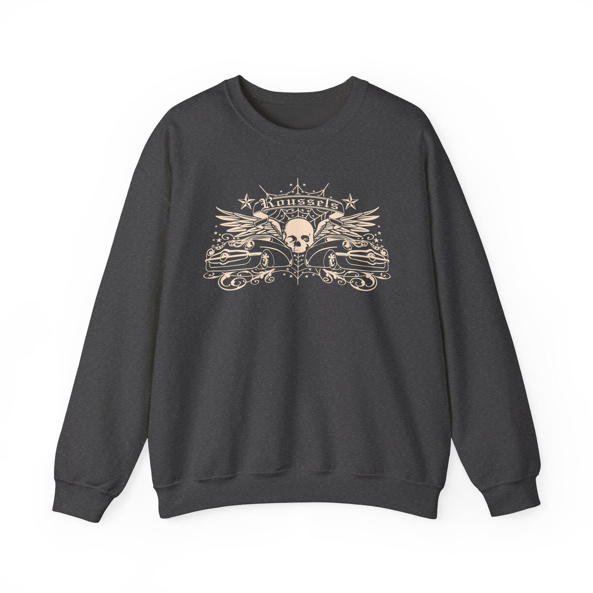 Vintage Roussel's Skull Unisex Sweatshirt: Ian's Original Logo