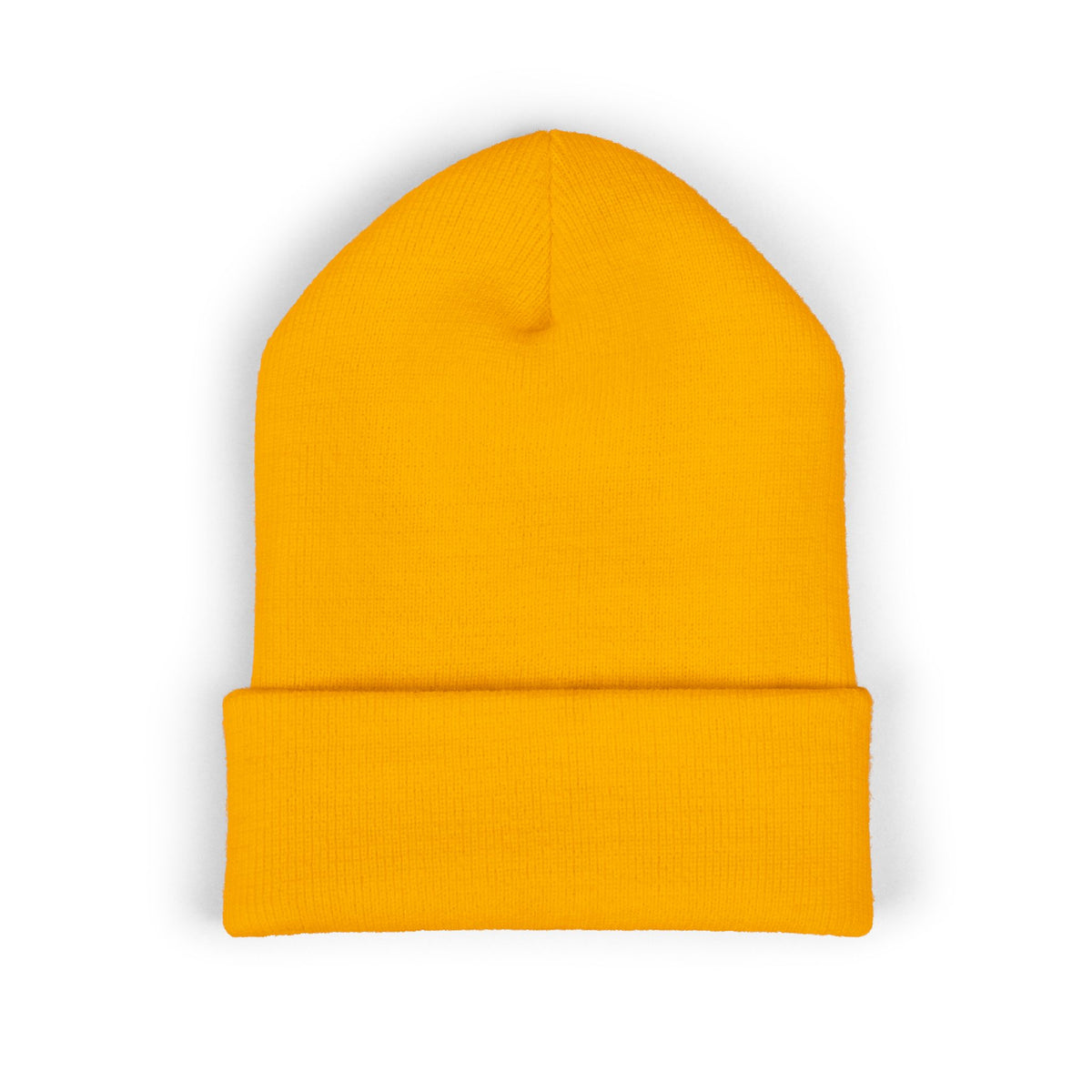 Cozy Winter Embroidered Beanie — Classic Cuffed Knit Hat Featuring Roussel's Outta This World UFO Design