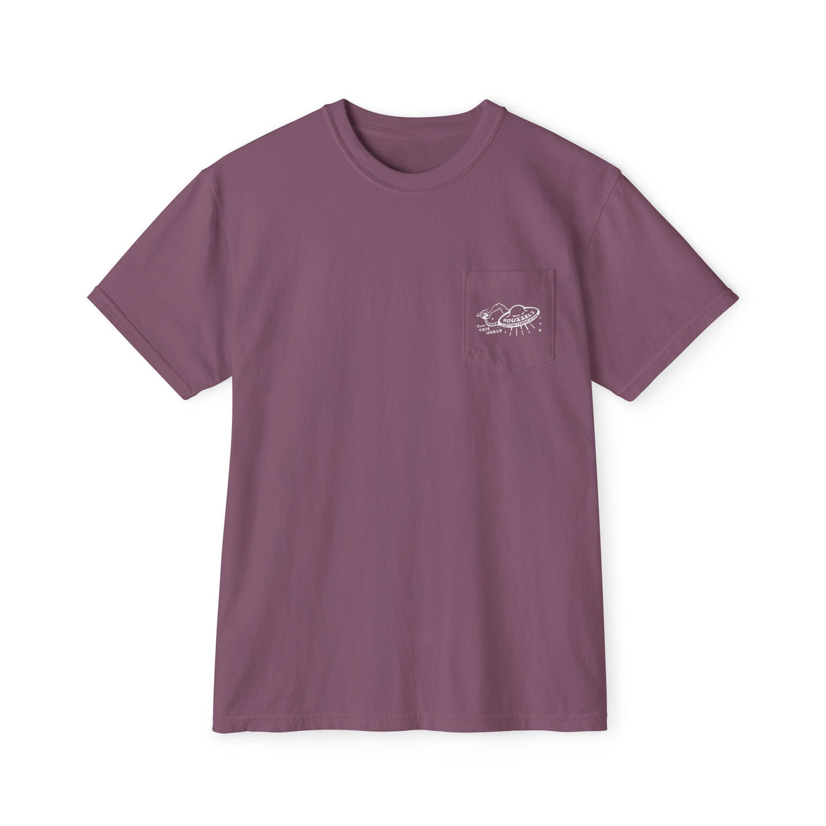 Lan Roussel Monster T-Shirt With Front Pocket 100% Cotton