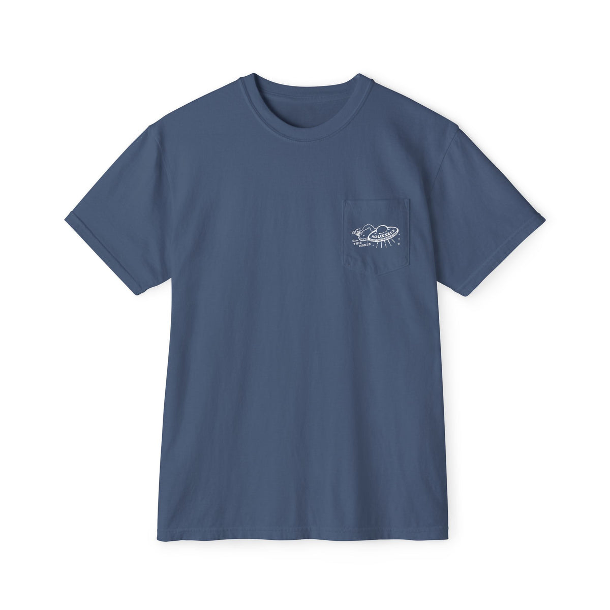 Lan Roussel Monster T-Shirt With Front Pocket 100% Cotton
